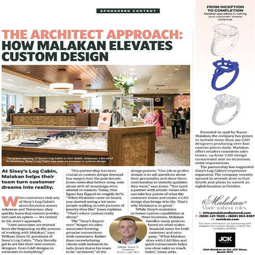 Sissy's Log Cabin and their article about doing custom with Malakan